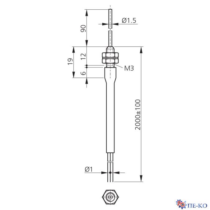 Оптоволоконний кабель di-soric WRBT 2000 KB-M3-0.5