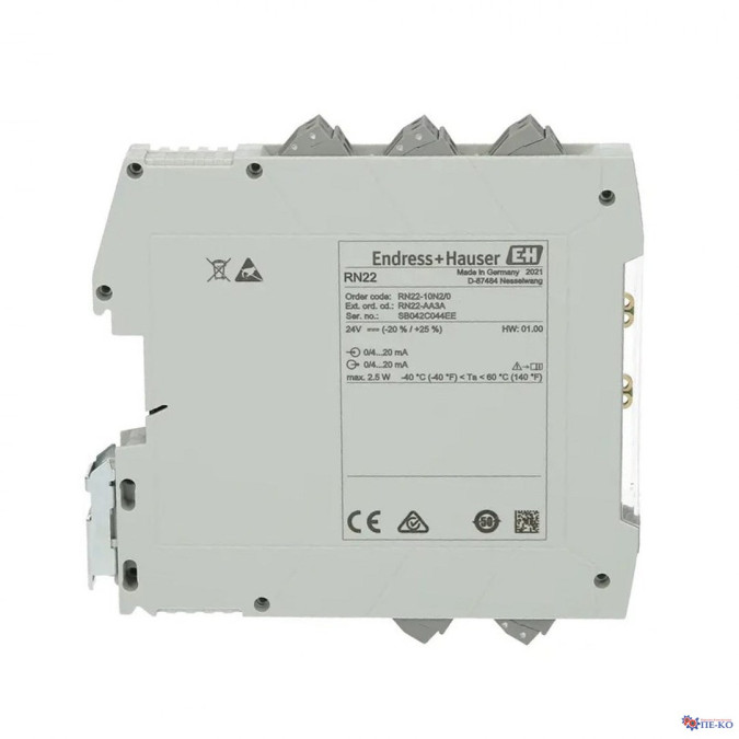 Бар'єр іскрозахисту Endress+Hauser RN22-AA3A