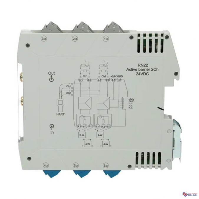 Бар'єр іскрозахисту Endress+Hauser RN22-8L2A