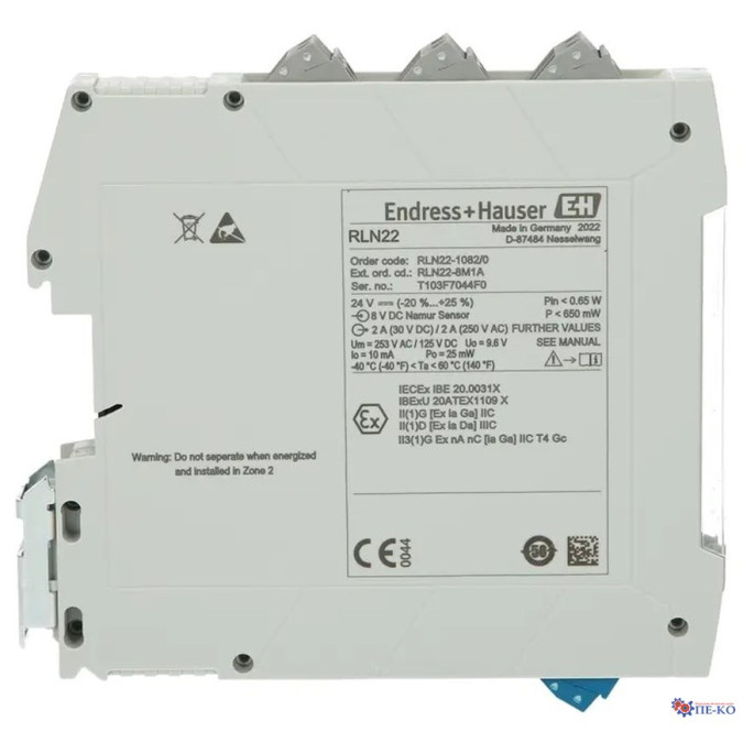 Бар'єр іскрозахисту Endress+Hauser RLN22-8M1A