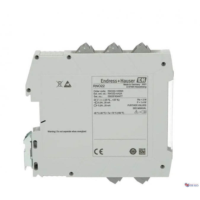 Бар'єр іскрозахисту Endress+Hauser RNO22-AA2A