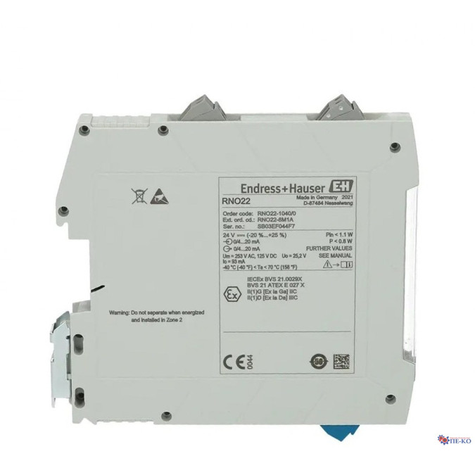 Бар'єр іскрозахисту Endress+Hauser RNO22-8M1A