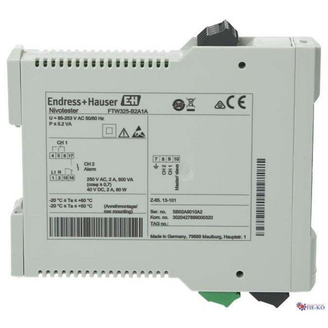 Кондуктивний датчик рівня Endress+Hauser FTW325-B2A1A