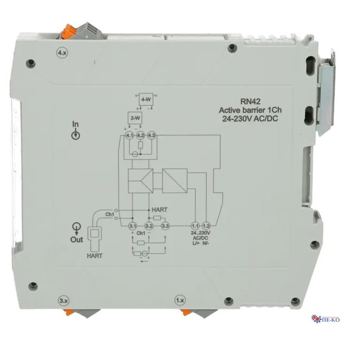 Бар'єр іскрозахисту Endress+Hauser RN42-AA1BU