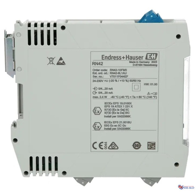 Бар'єр іскрозахисту Endress+Hauser RN42-8L1AU