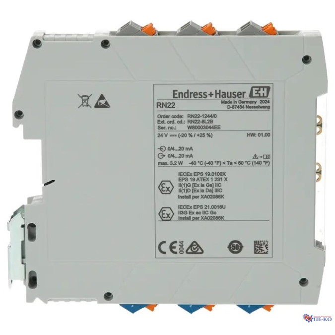 Бар'єр іскрозахисту Endress+Hauser RN22-8L1B