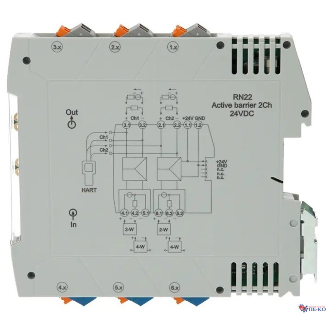 Бар'єр іскрозахисту Endress+Hauser RN22-8L1B