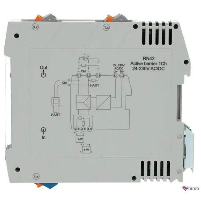 Бар'єр іскрозахисту Endress+Hauser RN42-8L1BO