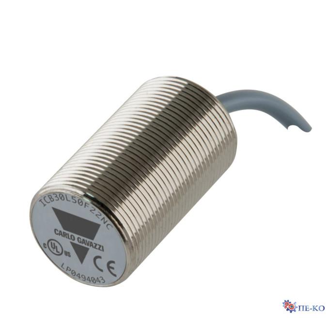 Індуктивний датчик Carlo Gavazzi ICB30L50F10NC