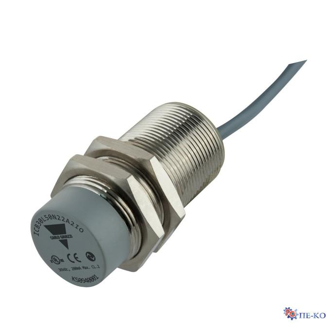 Індуктивний датчик Carlo Gavazzi ICB30L50N22A2IO