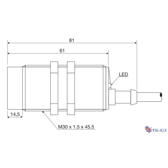 Ємнісний датчик Carlo Gavazzi CA30CAN25NA