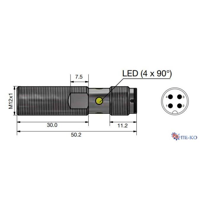 Індуктивний датчик Carlo Gavazzi ICB12S30F02NOM1