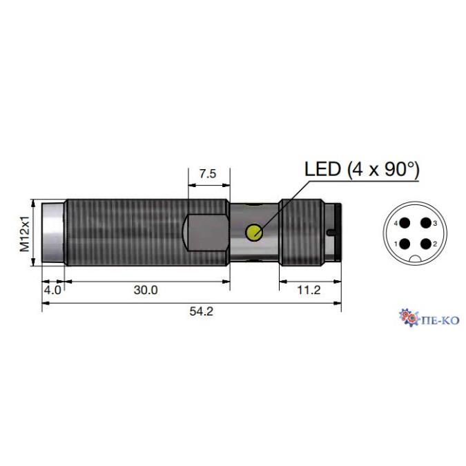 Індуктивний датчик Carlo Gavazzi ICB12S30N10NOM1