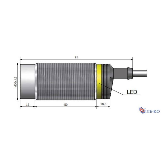 Індуктивний датчик Carlo Gavazzi ICB30L50N40PC