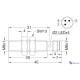 Індуктивний датчик Carlo Gavazzi ICS08S30F02PCM5