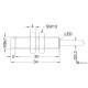 Індуктивний датчик Carlo Gavazzi ICS08S30N02PO