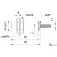 Індуктивний датчик Carlo Gavazzi ICS18L50F08NCB2E1