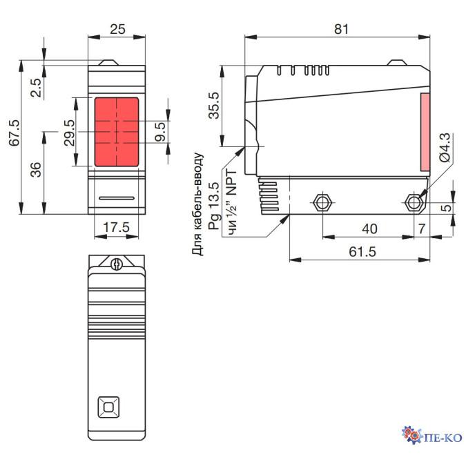 Оптичний датчик Carlo Gavazzi PMT20RIM