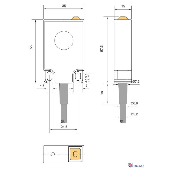 Ємнісний датчик Carlo Gavazzi VC5510NNCP