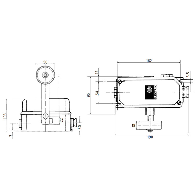 Кінцевий вимикач Kiepe HER 606 | 92064544606