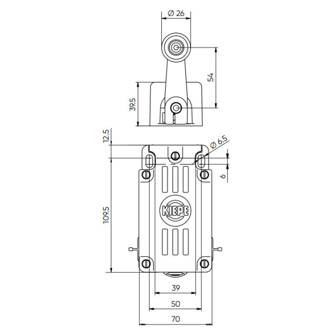 Кінцевий вимикач Kiepe VG 033/2 | 95038143211