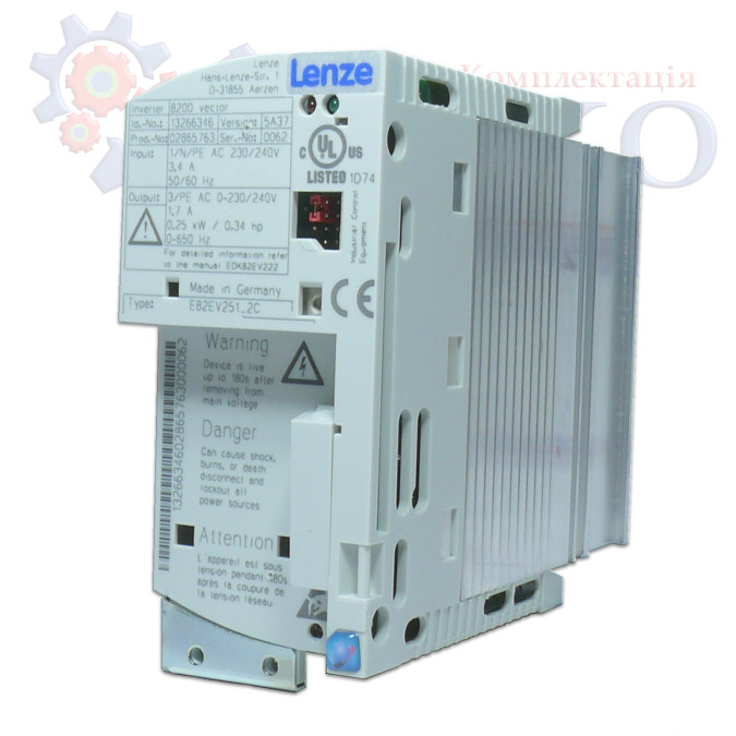 Частотний перетворювач Lenze E82EV371K2C