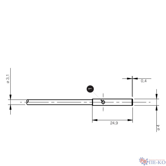 Індуктивний датчик Micro Detectors AC6/CP-3A