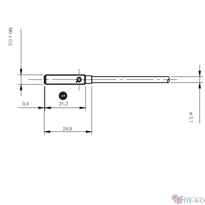 Індуктивний датчик Micro Detectors AD6/CN-1A