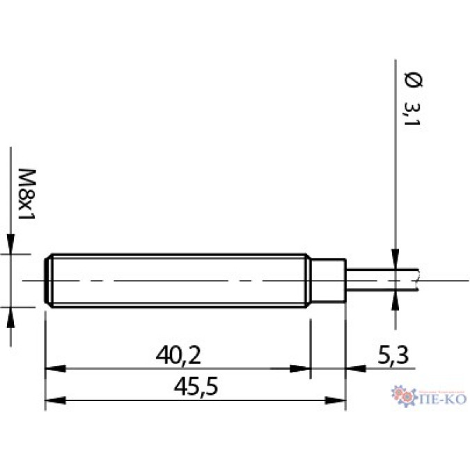 Індуктивний датчик Micro Detectors AE1/CN-3A