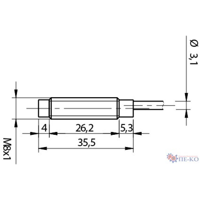 Індуктивний датчик Micro Detectors AE6/AP-4A