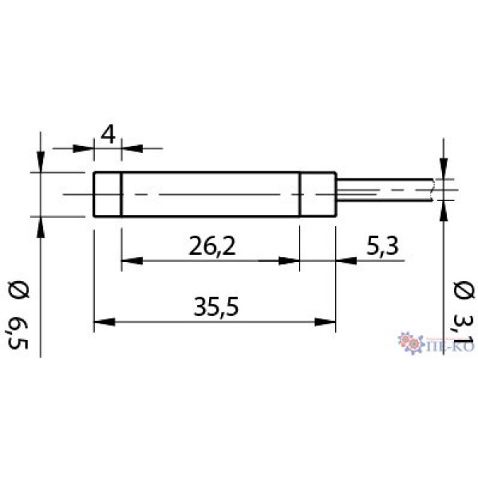 Індуктивний датчик Micro Detectors AH6/AP-2A