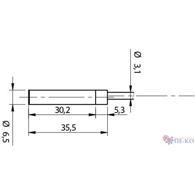 Індуктивний датчик Micro Detectors AH6/CP-3A