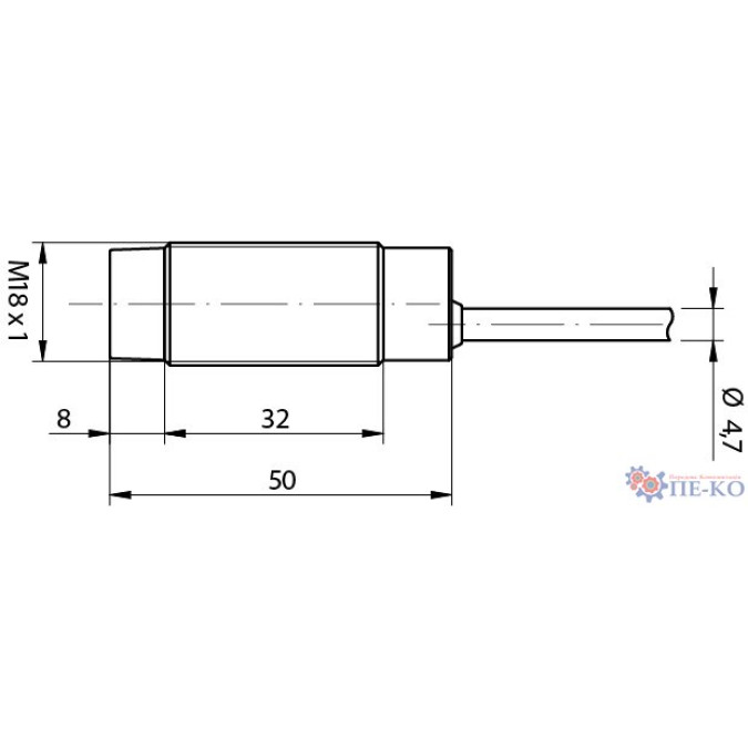 Індуктивний датчик Micro Detectors AK1/A0-4A