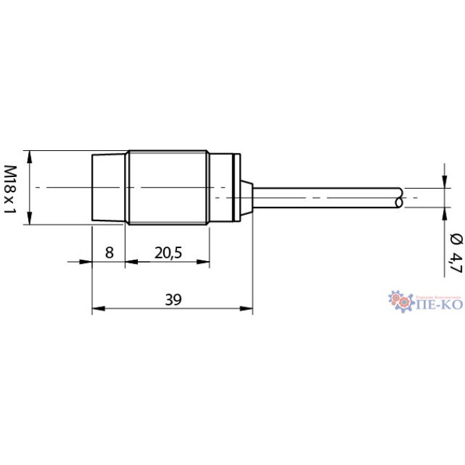 Індуктивний датчик Micro Detectors AK6/AN-4A