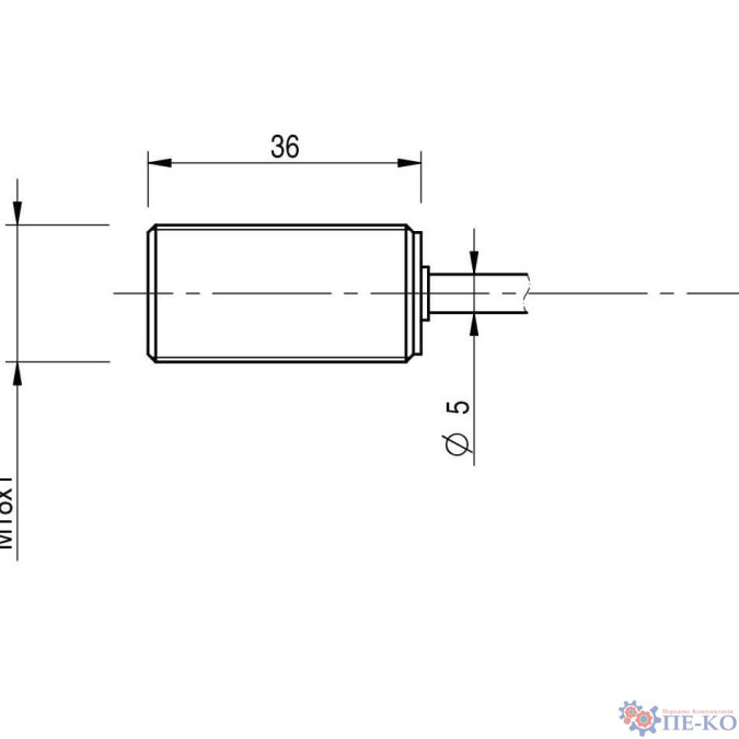 Індуктивний датчик Micro Detectors AK6/D2-5A