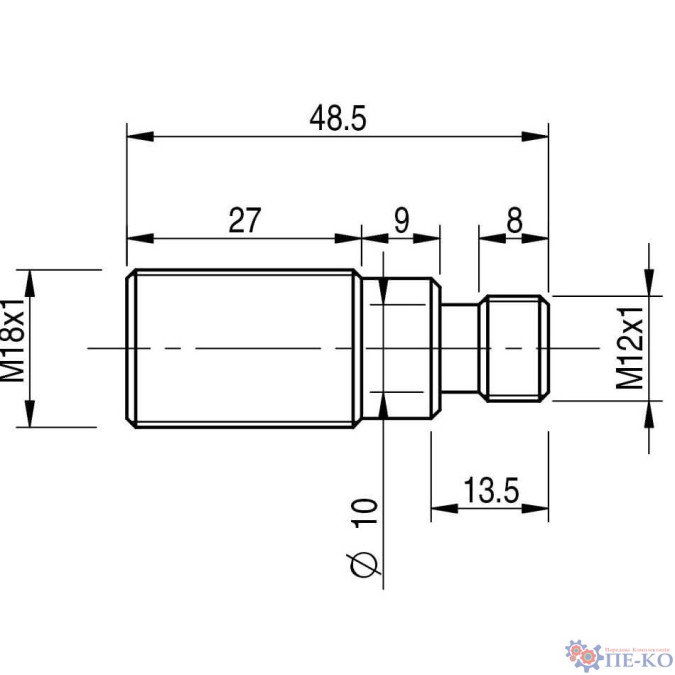 Індуктивний датчик Micro Detectors AK6/D2-5H