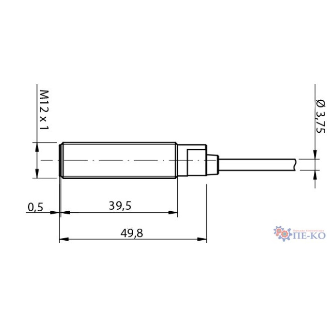 Індуктивний датчик Micro Detectors AM1/CN-3A