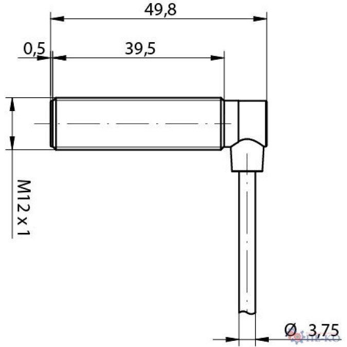 Індуктивний датчик Micro Detectors AM1/CP-1C