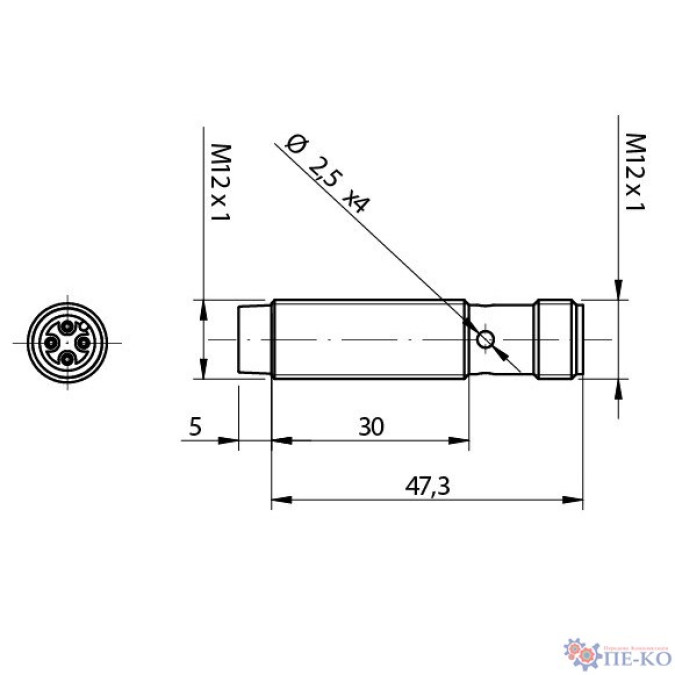 Індуктивний датчик Micro Detectors AM6/BP-2H