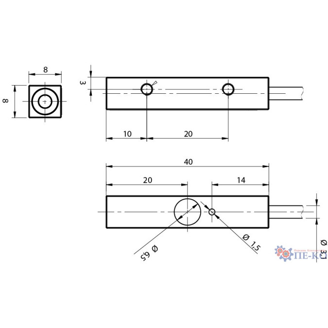Індуктивний датчик Micro Detectors IL9/AP-3A