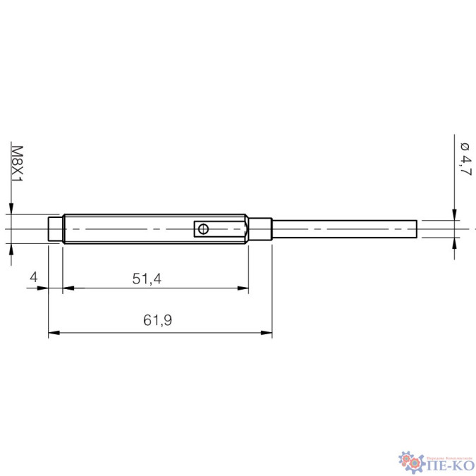 Індуктивний датчик Micro Detectors V3E1/R0-4A8F