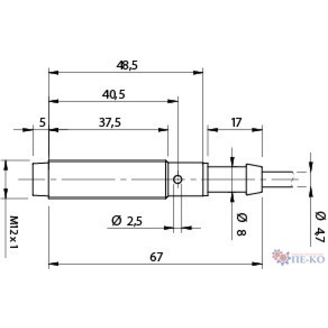 Індуктивний датчик Micro Detectors VM2/C0-2B