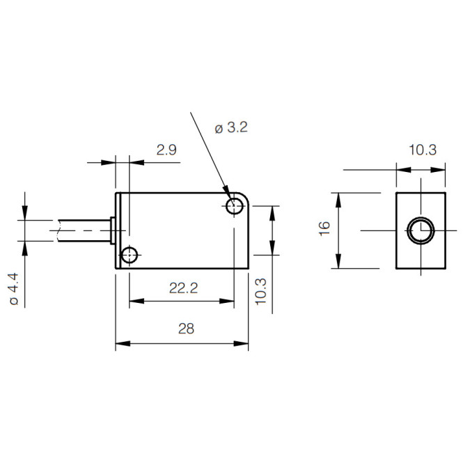 Індуктивний датчик Micro Detectors IL1/AP-3A