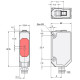 Оптичний датчик Omron E3AS-HL150MN M3