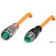 Кабель з роз'ємами Pepperl+Fuchs V1-G-E2-OR0,5M-POC-V1-G