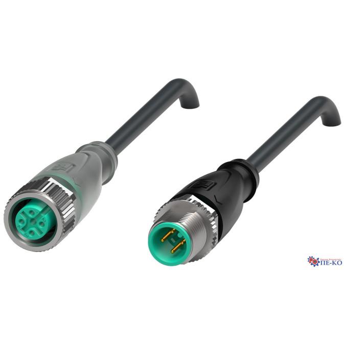 Кабель з роз'ємами Pepperl+Fuchs V1-G-E8-BK2M-PUR-A-V1-G