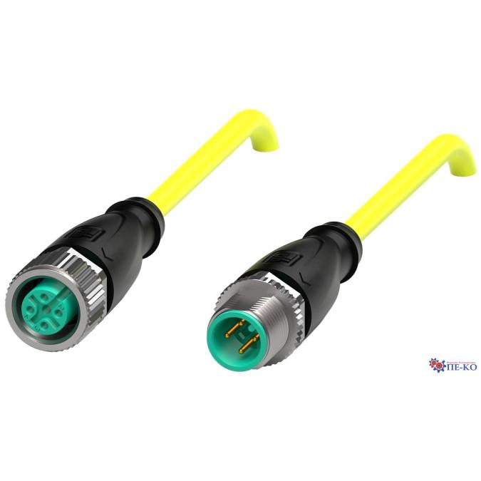Кабель з роз'ємами Pepperl+Fuchs V1-G-YE2M-PUR-U-V1-G