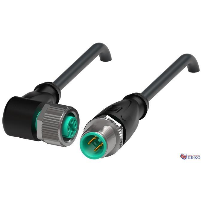 Кабель з роз'ємами Pepperl+Fuchs V1-W-BK1,5M-PUR-U-V1-G