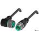 Кабель з роз'ємами Pepperl+Fuchs V1-W-BK1,5M-PUR-U-V1-G