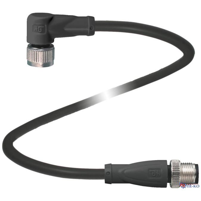 Кабель з роз'ємами Pepperl+Fuchs V1-W-BK5M-PUR-A-V1-G-A2